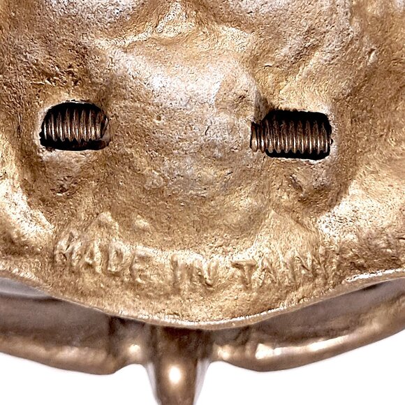 Vintage Brass Lion Head Door Knocker - Size: 7.25" x 4.25" - Picture 5 of 8